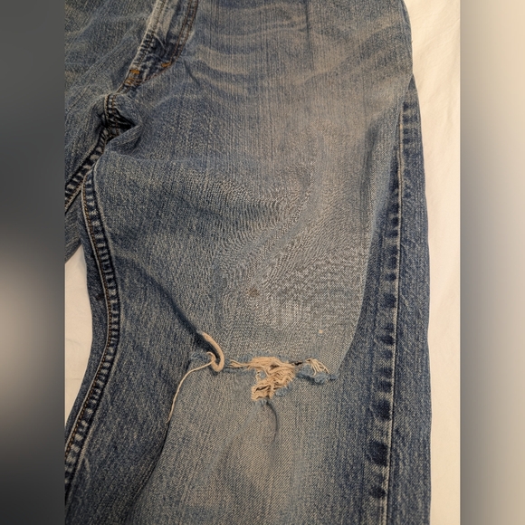 Levi's 559 Relaxed Straight Distressed Medium Wash Mens Jeans 36 x 30 - Picture 5 of 8